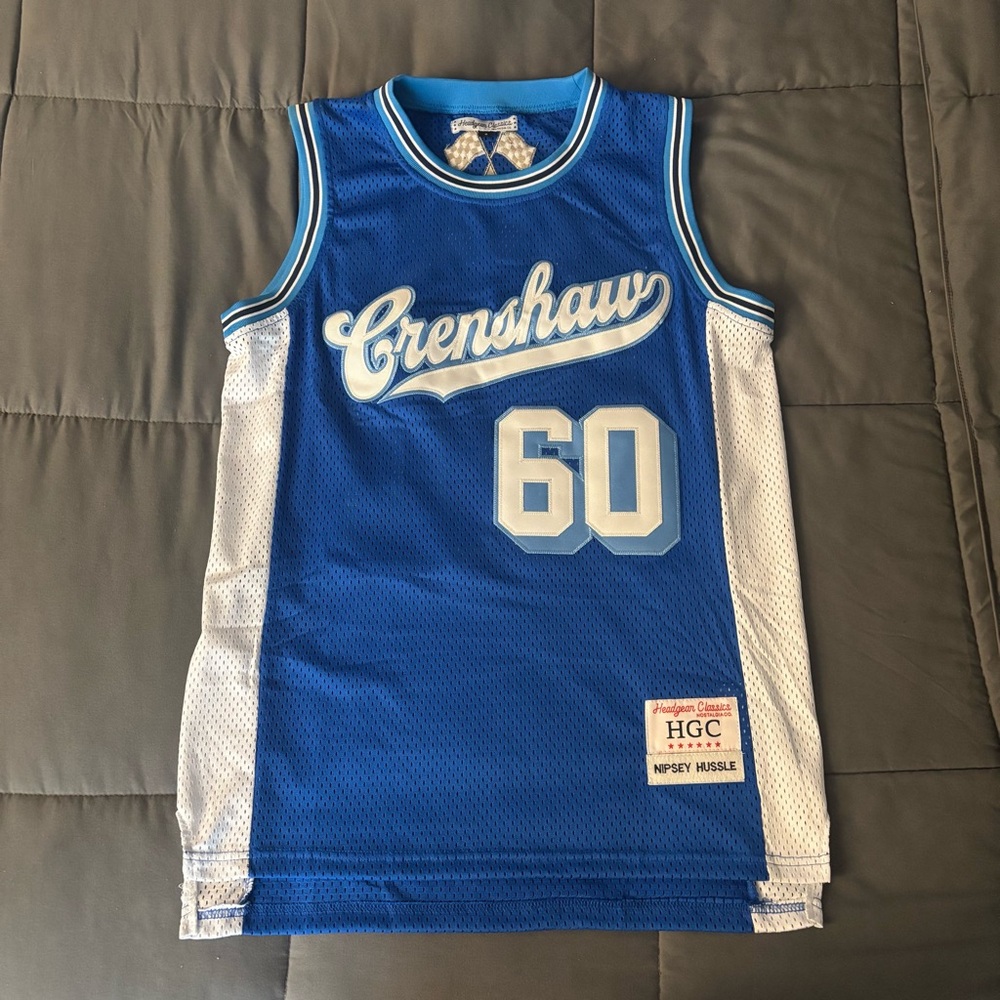 Headgear Classics Nispey Hussle Crenshaw Basketball Jersey